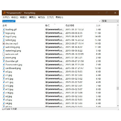 预览图片everything文件文件夹搜索工具